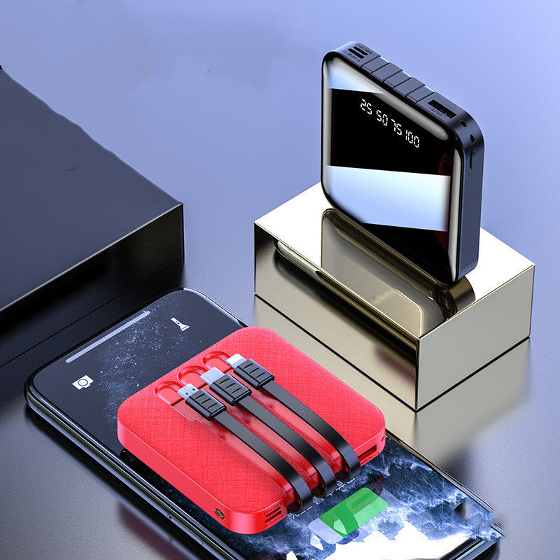 Power Bank With Data Cable Power Bank With Data Cable